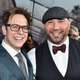 James Gunn and Dave Bautista